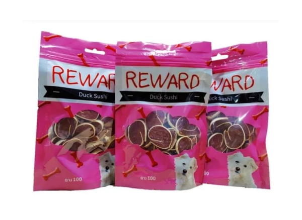 Reward, חטיף ברווז בצורת סושי. 100 גרם