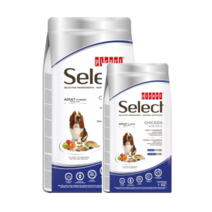 Select סניור, אוכל לכלבים מבוגרים מגזע בינוני-גדול על בסיס עוף. מבצע! מארז שק 12 ק"ג + שק 3 ק"ג במחיר מופחת